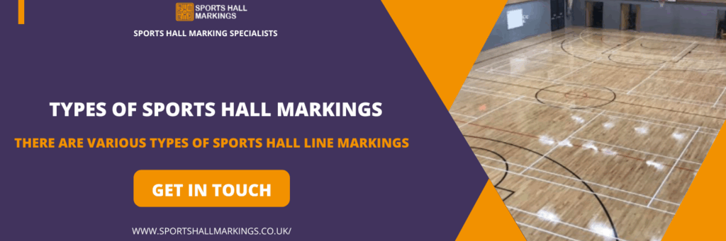 Sports Hall Markings in Potters Bar